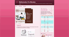 Desktop Screenshot of mathforblondes.com