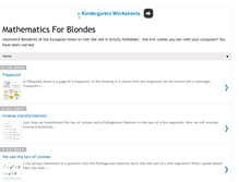 Tablet Screenshot of mathforblondes.com